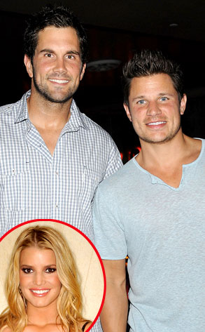 Matt Leinart, Nick Lachey, Jessica Simpson Matt Leinart, Nick Lachey, Jessica Simpson